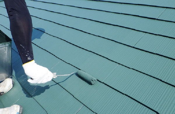 屋根塗装事例4　AFTER